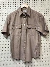 LL Bean Mens Shirt Brown OPD71 100% Cotton Large Made in Vietnam vintage *As Is picture