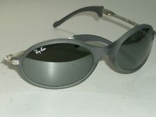VINTAGE B&L RAY-BAN W2391 G15 MIRROR ELLIPSE FROSTED GRAYISH ORBS SUNGLASSES NEW picture