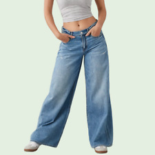 American Eagle AE Super High Waisted Baggy Ultra Wide-Leg Jean picture