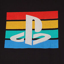 PLAYSTATION Logo T Shirt Mens XL XLARGE BLACK CLASSIC PS SONY PULLOVER NWT picture