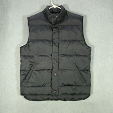 Cabelas Vest Men's Medium Black Puffer Premier Northern Goose Down 650 Fill picture