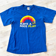 Vintage NY Lotto Have A Nice Play Graphic T Shirt | Size L picture