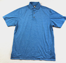 Footjoy Men’s M Polo Shirt Blue Short Sleeve  picture