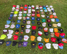 Vintage Hat Cap Lot Trucker Snap Back Strap Mesh Base Ball Bundle of 120 Huge AA picture