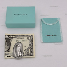 Tiffany & Co. Bean Money Clip Ruthenium Elsa Peretti T&Co. Pouch & Box picture