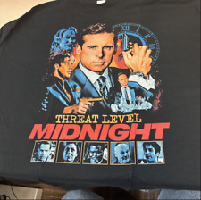 The Office Threat Level Midnight Movie Michael Scott Gift Vintage Unisex T-Shirt picture