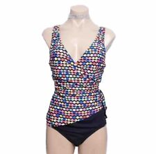 Ladies Calypso Cove Slimming Ruched One Piece Swimsuit Bathing Suit Swimwear picture