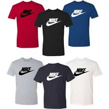Nike Men's T-Shirt Athletic Logo Swoosh Printed Active Short Sleeve Tee picture