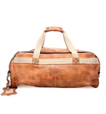 Bed Stu B1341 Mens Ruslan Tan Rustic Brown Travel Leather Bag 22x10.5x11 in picture