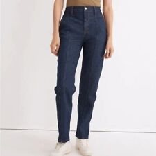 MADEWELL $138 The Perfect Vintage Straight Jean in Greenhaven Wash Size 30 picture