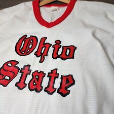 Vintage 70s Ohio State Jersey Shirt Old English Script Rare Buckeyes Sports  picture