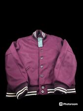 Dehen 1920 Wool Red Maroon Varsity Jacket New With Tags Rare READ  picture