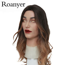 Roanyer Realistic Silicone Female Ann Mask Human Skin for Cosplay Crossdresser picture