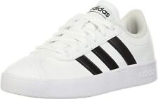 Adidas Kid's Unisex VL Court 2.0 Shoes White Black Size 6.5 picture