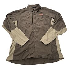 Sitka Gear Shirt Mens L Brown Scouting Snap Long Sleeve Performance Hunting picture