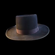 Men's Hat - Abolitionist Old West Hat - 10X Felt Late 1800s Original Box  6 3/4 picture