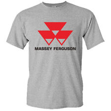 Massey Ferguson Tractor Logo Men's Grey T-Shirt Size S M L XL 2XL 3XL 4XL 5XL picture
