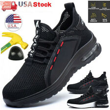 Men's Sneakers Indestructible Safety Work Shoes steel toe boots Breathable 8-13 picture
