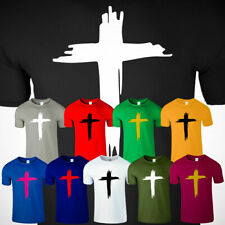 Christianity Jesus Christ Cross Men T Shirt Religious Faith Slogan Gift New Tee picture