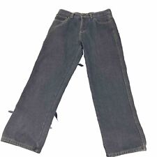 STANLEY Flannel/Fleece Lined Blue Jeans Men's 32x30 picture
