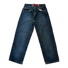 LEVI'S Vintage SILVER TAB Loose Fit Student Tag Size 29x28 90s Levis Dark Wash picture