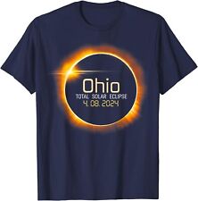 Total Solar Eclipse 2024 Ohio State Special Theme Unisex T-Shirt picture