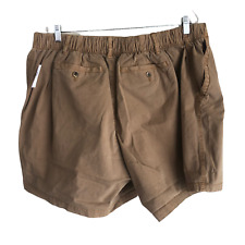 NWT Old Navy Mens Chino Khaki Shorts 2XL 39-43 Elastic Waist Flat Front Everyday picture