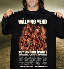 SALE - The Walking Dead 15Th Anniversary T-Shirt S-5XL picture