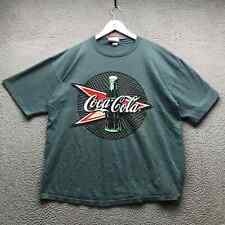Vintage 1994 Coke Always Coca-Cola T-Shirt Mens XL Single Stitch Teal Blue Black picture