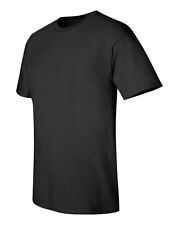 32 Wholesale Plain Gildan 50/50 DryBlend BLACK Adult T-Shirts Bulk Lot S M L XL picture