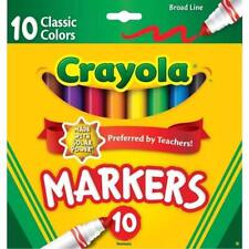 Crayola Broad Line Markers, Classic Colors 10 Each, 10 Count (Pack of 1) picture
