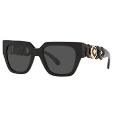 Versace Sunglasses Black Frame, Dark Grey Lenses, 0VE4409 GB1/87  53MM picture