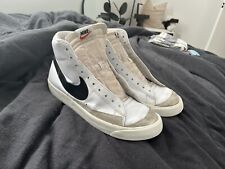 Size 11 - Nike Blazer Mid 77 Vintage White Black 2019 (without laces) (used)  picture