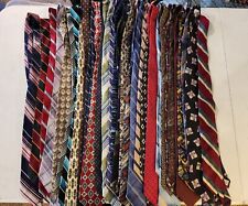 Men’s Modern/Vintage Neck Tie Lot Of 25 For Wear or Craft Or Reselling  picture
