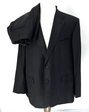 Brioni NWT 2 piece Suit men’s Solid black suit Size 50 R US Blazer Dress Pants picture