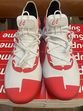UNDER ARMOUR Curry 6 TB Basketball Shoes Mens 12.5 Complete Commitment White Red picture