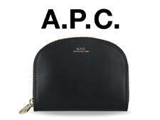 [A.P.C] Apesse Women's Half Moon Black Ring Wallet PXAWV F63219 LZ Women picture