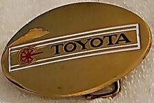 Brass Toyota Supra Racing Pickup Truck Car Camry Prius 70s Vintage Belt Buckle picture