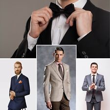 Mens Suit Custom Made to Measure Business Wedding Groom All Sizes, Fit & Colors picture