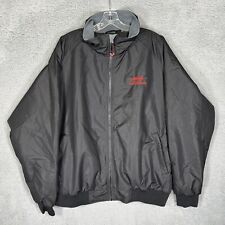 Coca Cola Bottling Co. Consolidated Jacket Mens Extra Large Black Windbreaker picture