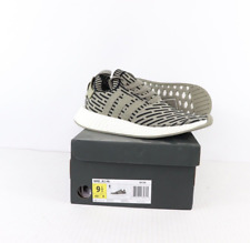 New Adidas Mens Size 9.5 NMD R2 Primeknit Boost Casual Shoes Trace Cargo BA7198 picture