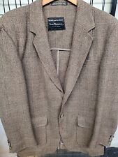 vintage mens brown Lambswool TWEED jacket NORM THOMPSON sport suit coat 42R MINT picture