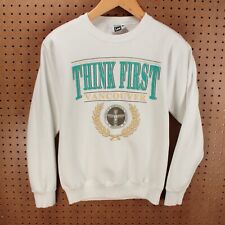 vtg 90s usa made sweatshirt SMALL think first vancouver neurological surgeons  picture