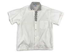 Vintage 50s Pilgrim Sanforized Silk-O-Rama Short Sleeve Button-Up Shirt picture