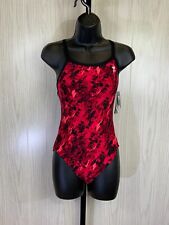 TYR Glisade Diamondfit One Piece Swimsuit, Women's Size 34, Red NEW MSRP $79.99 picture