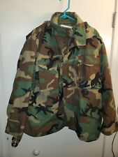 BDU Field Jacket Coat M-65 Woodland USGI Military M65 COld Weather - New picture