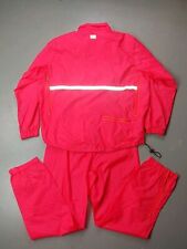 Sunice Windbreaker full Suit Running Golf Rain Gear Sz Medium VTG retro 3M pink picture