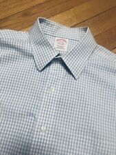 Mens Brooks Brothers Non Iron   Pocket Gingham Soft Dress Shirt Size 15-33 picture