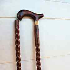 Wooden Handcrafted & Hand Painted Walking Stick Cane Foldable picture