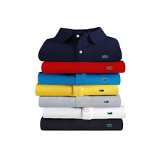 Slim Fit Polo, Short Sleeve, Button-Down Men Polo T-Shirt (18 Colors) picture